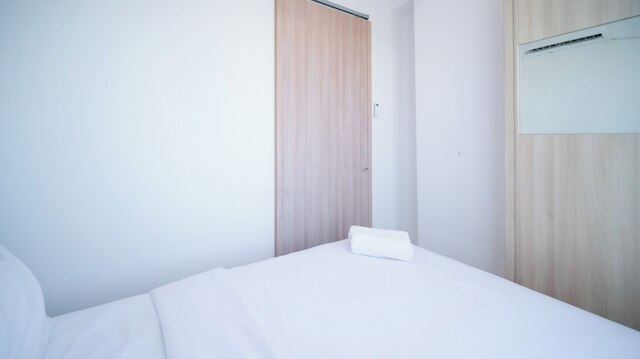 シンプル アンド コンフォータブル リビング 1BR アット ザ シティ スクエア アパートメント