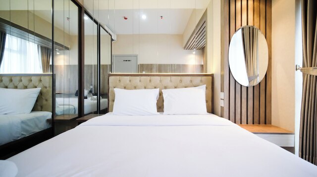 ナイス アンド コンフォータブル リビング 1 ベッドルーム アット グランド スンゴノ ラグーン アパートメント