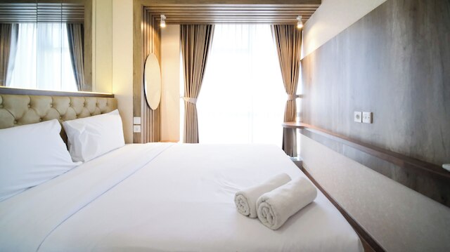 ナイス アンド コンフォータブル リビング 1 ベッドルーム アット グランド スンゴノ ラグーン アパートメント