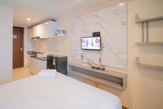 コンパクト アンド コンフォータブル リビング スタジオ アット グランド スングコノ ラグーン アパートメント