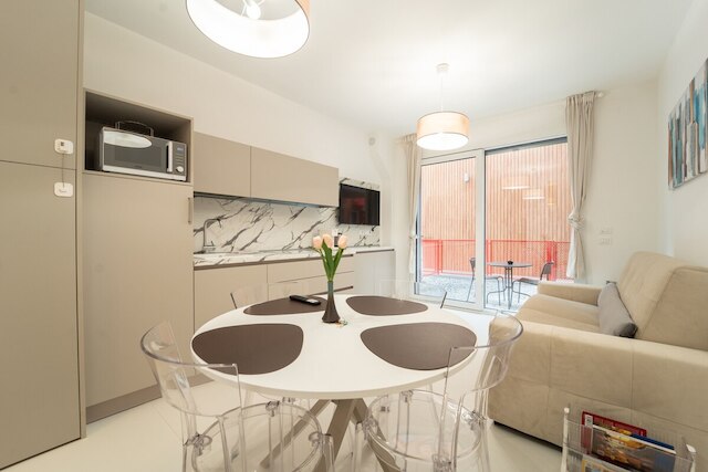 アッパルタメント モデルノ コン パティオ プリバト マスカレッラ