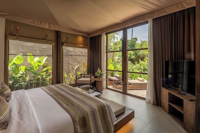 ウブド マス グランピング ラグジュアリー テント