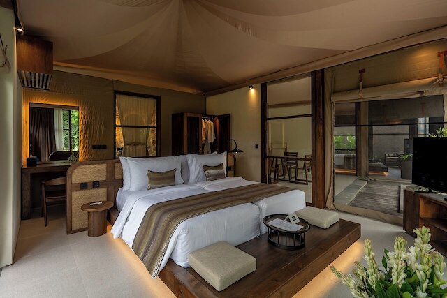 ウブド マス グランピング ラグジュアリー テント