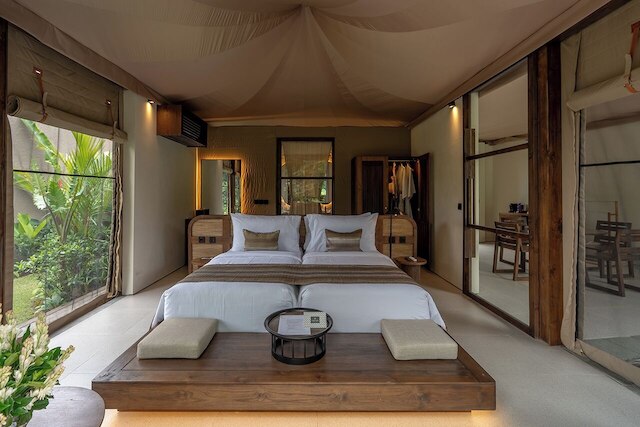 ウブド マス グランピング ラグジュアリー テント