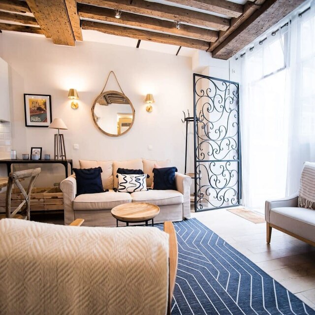 クラッシー ブルジョワ シック 2 ベッドルーム アパートメント イン ル マレ