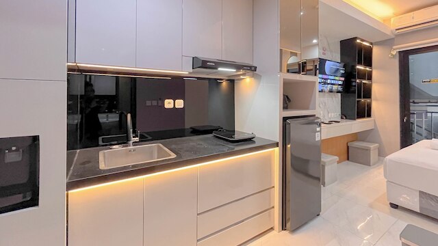 ザ ラグジュアリー スタジオ アット デルフト チプトラ マカッサー アパートメント