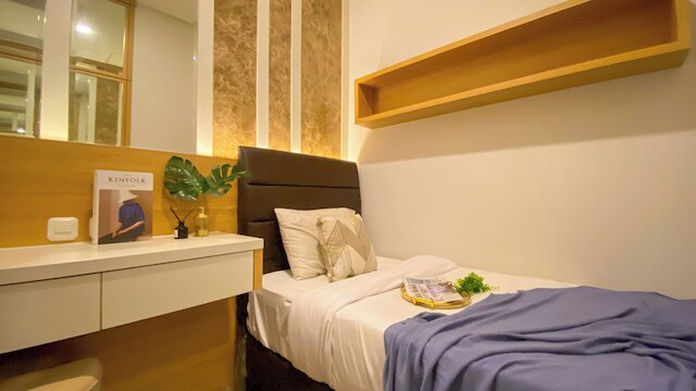 ナイス アンド レストフル 2ベッドルーム アット スディルマン スイーツ アパートメント