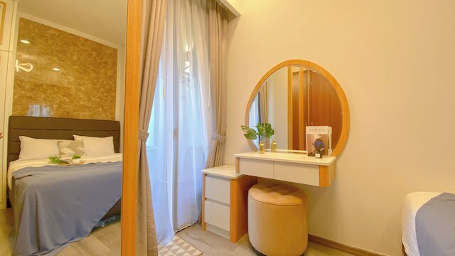 ナイス アンド レストフル 2ベッドルーム アット スディルマン スイーツ アパートメント