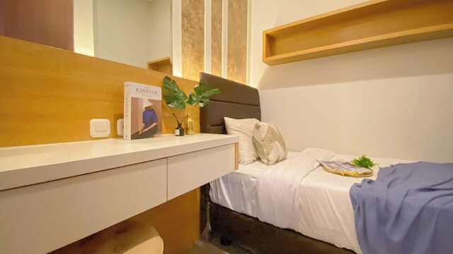 ナイス アンド レストフル 2ベッドルーム アット スディルマン スイーツ アパートメント