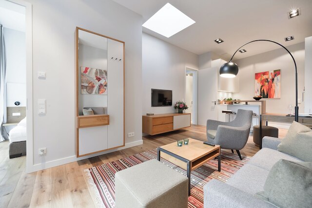 ダウンタウン アパートメンツ リビング