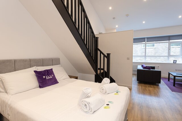 モダン スペーシャス デュプレックス イン ザ ハート オブ マンチェスター