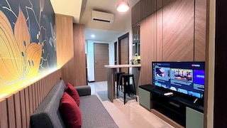 ウォーム アンド ホーミー 2ベッドルーム アット ビダ ビュー マカッサル アパートメント