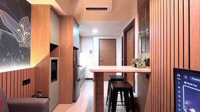 ウォーム アンド ホーミー 2ベッドルーム アット ビダ ビュー マカッサル アパートメント