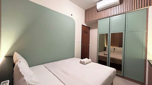 ウォーム アンド ホーミー 2ベッドルーム アット ビダ ビュー マカッサル アパートメント