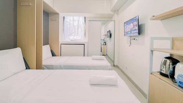 ウォーム アンド コンフィ スタジオ アパートメント (ノー キッチン) バンダラヤ - タラサ シティ マカッサル