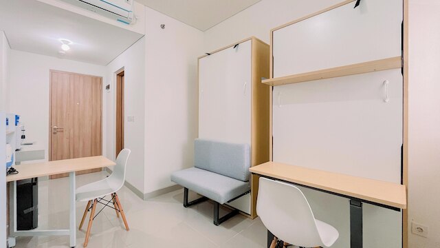 ウォーム アンド コンフィ スタジオ アパートメント (ノー キッチン) バンダラヤ - タラサ シティ マカッサル