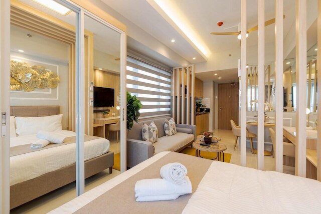 スリーク アンド スタイリッシュ 1ベッドルーム イン モール オブ アジア コンプレックス