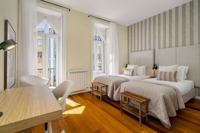 ラグジュアリー リスボン ペントハウス: デザイナー デコ & エピック ビューズ