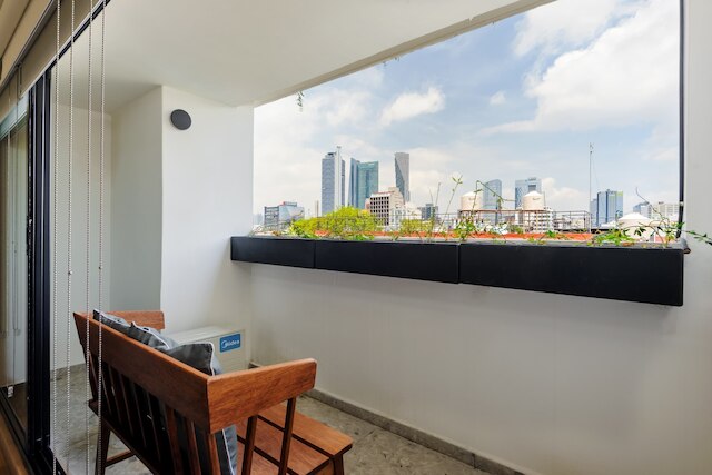 ウィズ スタイリッシュ ロフト ウィズ バルコニー イン コリマ