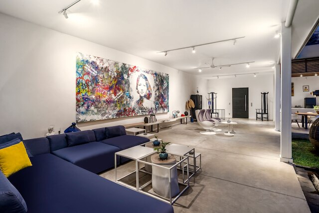 ロフト ボルケーノ バイ アルフレッド イン バリ - スタイリッシュ 2 ベッドルーム ロフト ウィズ プール ガーデン ライスフィールド ビュー