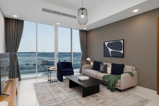 メゾン プリヴェ - モダン ビジネス ベイ リトリート ウィズ ドバイ キャナル ビューズ