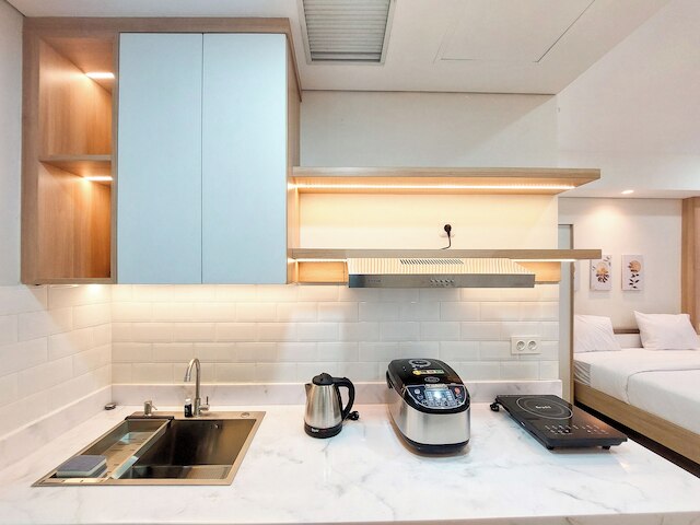 レストフル アンド コンフィー スタジオ ポドモロシティ デリ メダン アパートメント