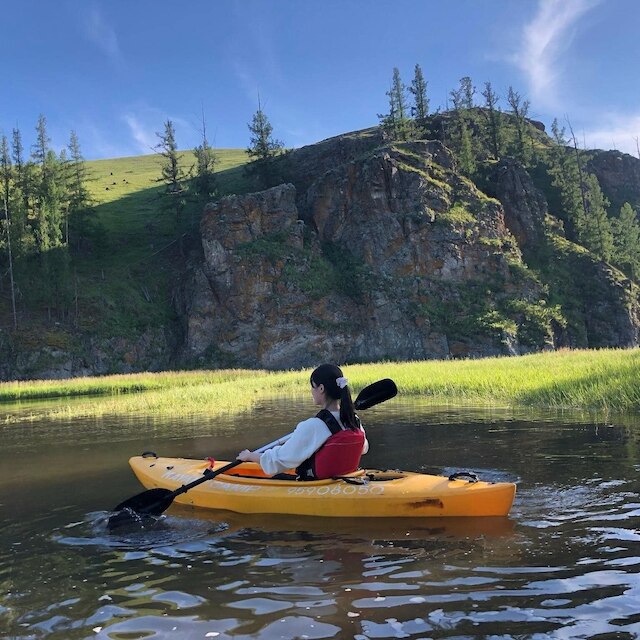 カヤック キャンプ モンゴリア