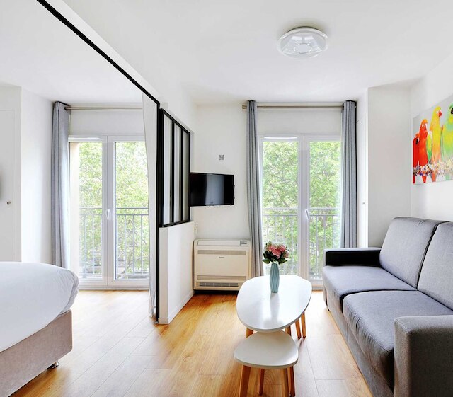 コージー アパートメント - 1ベッドルーム/4人 モンマルトル / サクレ・クール