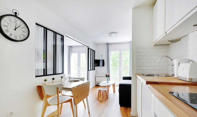 コージー アパートメント - 1ベッドルーム/4人 モンマルトル / サクレ・クール