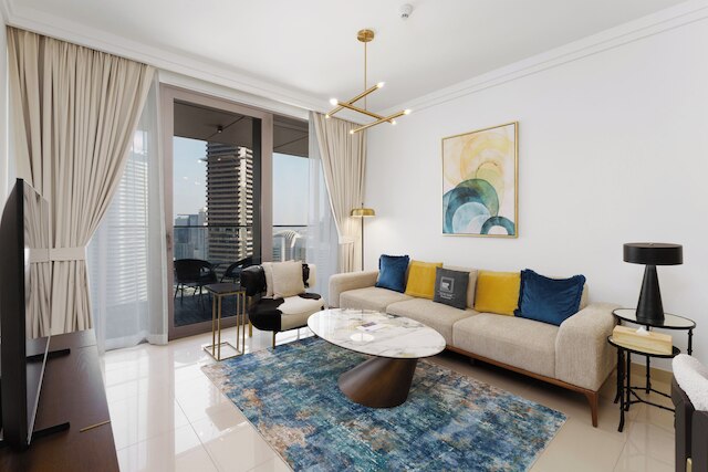 メゾン プリヴェ - インバイティング アパートメント ウィズ ファビュラス ドバイ カナル & スカイライン ビューズ