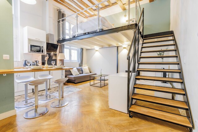 クワイエット アパートメント 1ベッドルーム/4人 - カルティエ デュ メイル