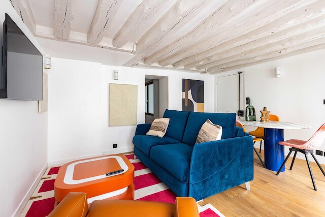 ジョイフル アパートメント、2ベッドルーム/6人 ハート オブ パリ - ルーブル