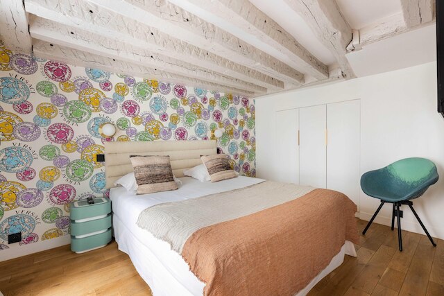 ジョイフル アパートメント、2ベッドルーム/6人 ハート オブ パリ - ルーブル