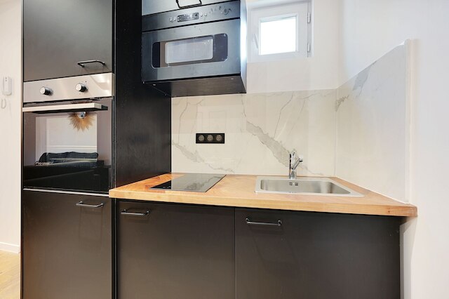 プライベート テラス アパートメント -1ベッドルーム/ 6p-サクレ・クール