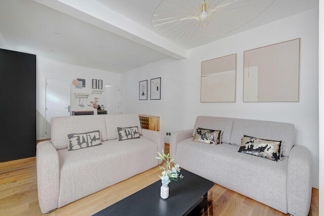 プライベート テラス アパートメント -1ベッドルーム/ 6p-サクレ・クール