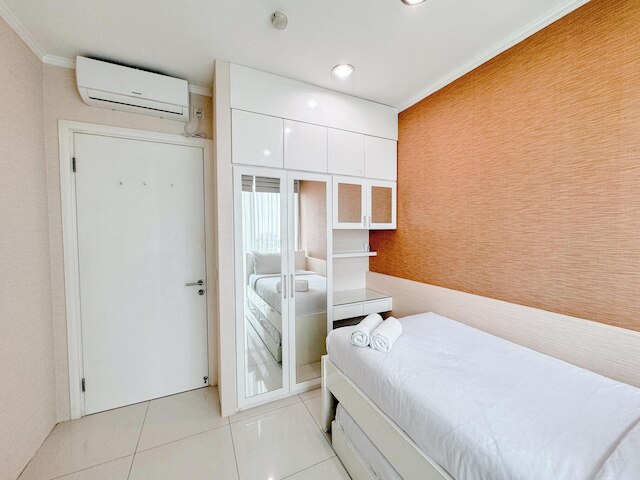 レストフル アンド シンプル 2ベッドルーム アット ザ ビア アンド ザ ビュー アパートメント