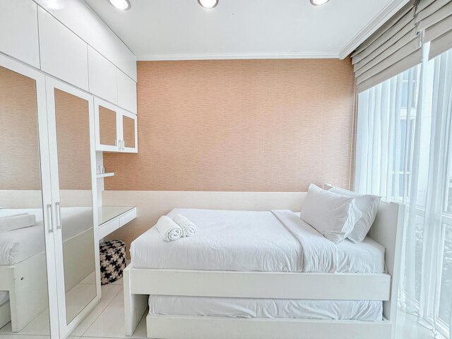 レストフル アンド シンプル 2ベッドルーム アット ザ ビア アンド ザ ビュー アパートメント