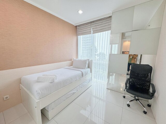 レストフル アンド シンプル 2ベッドルーム アット ザ ビア アンド ザ ビュー アパートメント