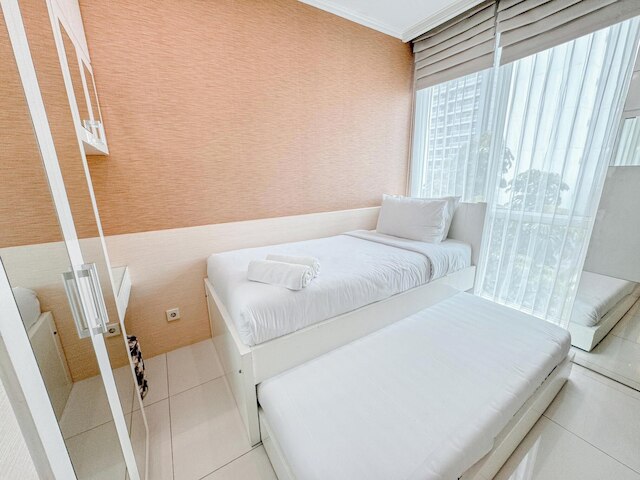 レストフル アンド シンプル 2ベッドルーム アット ザ ビア アンド ザ ビュー アパートメント