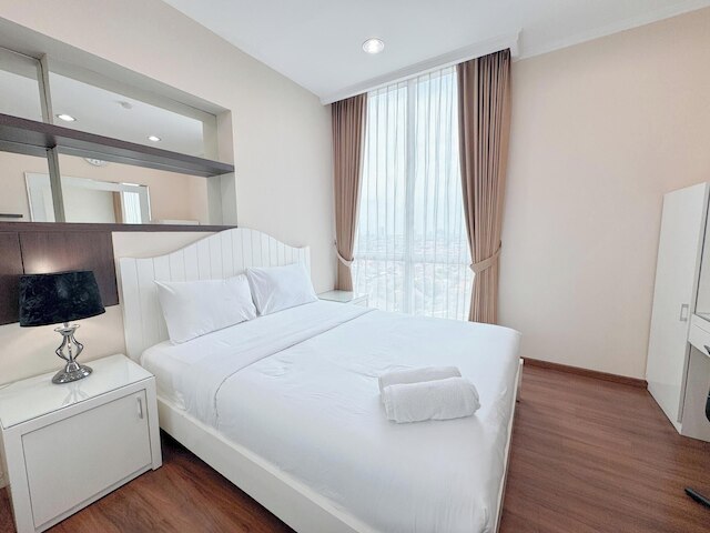 レストフル アンド シンプル 2ベッドルーム アット ザ ビア アンド ザ ビュー アパートメント