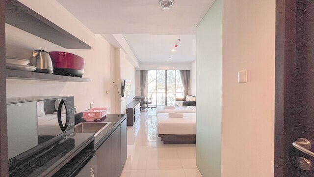 モダン ファーニッシュド スタジオ (ノー キッチン) アパートメント アット スケールズ レジデンス ヌサドゥア バリ