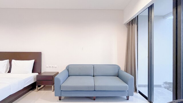 スタイリッシュ スタジオ (ノー キッチン) アット スケールズ レジデンス ヌサ ドゥア バリ アパートメント