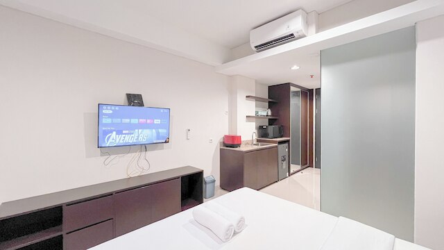 スタイリッシュ スタジオ (ノー キッチン) アット スケールズ レジデンス ヌサ ドゥア バリ アパートメント