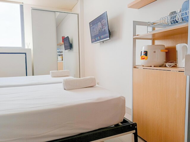 コンパクト アボード スタジオ (ノー キッチン) バンダラヤ - タラサ シティ マカッサル アパートメント