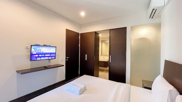 モダン アンド スタイリッシュ 2ベッドルーム (ノー キッチン) アパートメント アット スケールズ レジデンス ヌサ ドゥア バリ