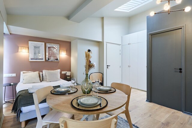 チャーミング スタジオ センター オブ パリ ウィズ エアコン