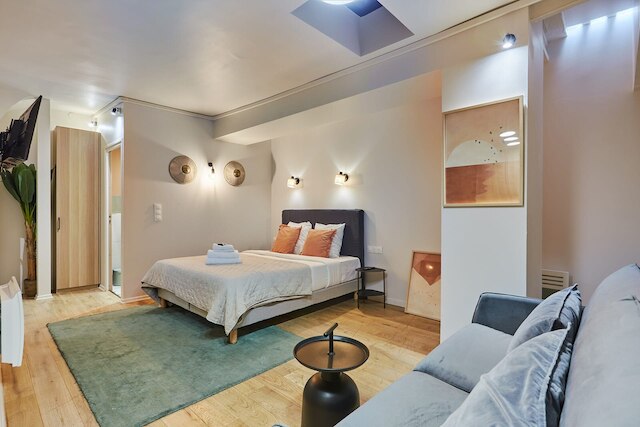 チャーミング デュプレックス 1 ベッドルーム センター オブ パリ