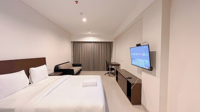 セレーン スタジオ (ノー キッチン) スペース スケールズ レジデンス ヌサドゥア バリ アパートメント