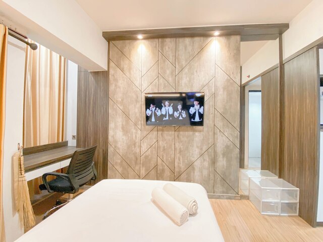 コージー アンド ホーミー スタジオ アット ザ オルトン アパートメント