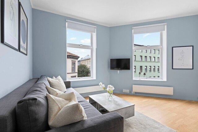 ブライト アンド モダン アパートメント イン ハート オブ オスロ